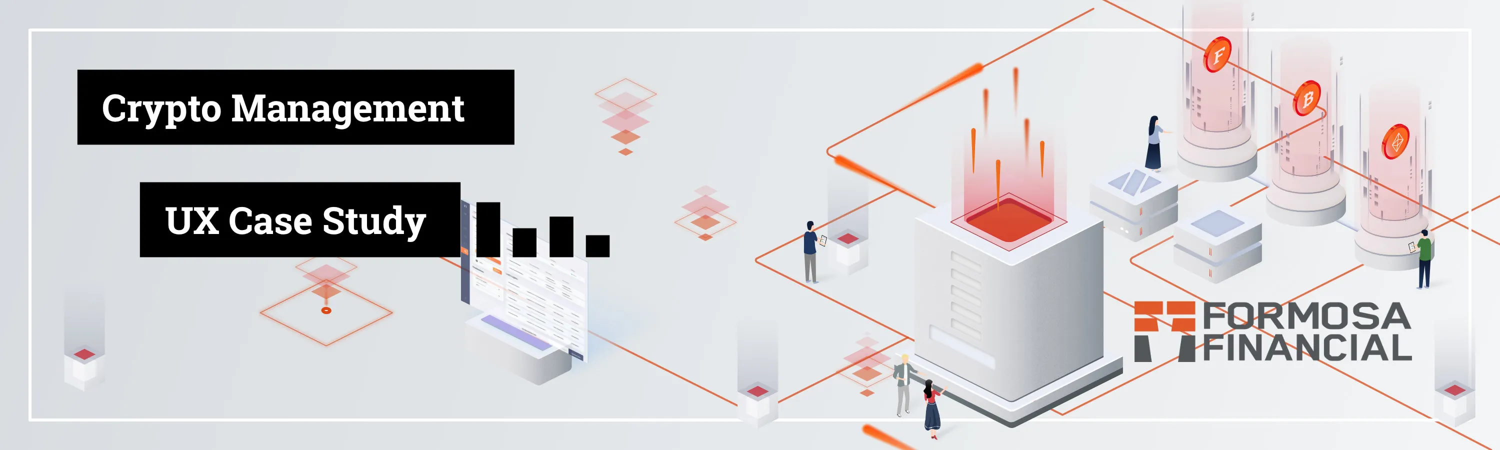 Crypto wallet screens from the Formosa Financial case study